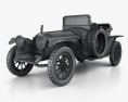 Packard Indy 500 Pace Car 1915 3d model wire render