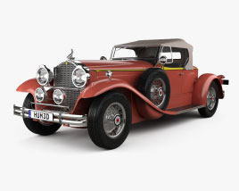 3D model of Packard 734 1930