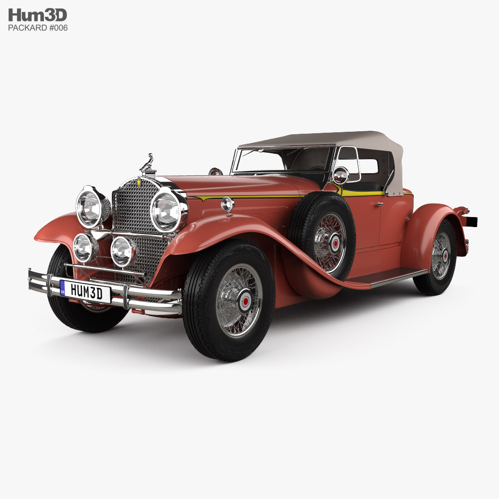 Packard 734 1930 3D model