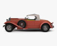Packard 734 1930 3D模型 侧视图