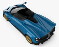 Pagani Huayra 雙座敞篷車 2020 3D模型 顶视图