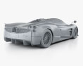 Pagani Huayra 로드스터 2020 3D 모델 