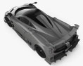 Pagani Imola 2023 3D 모델  top view