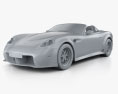 Panoz Esperante Spyder GT 2017 Modello 3D clay render