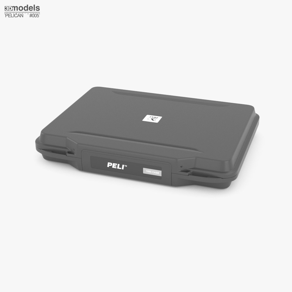 Peli 1095CC HardBack Laptop Case Modèle 3D