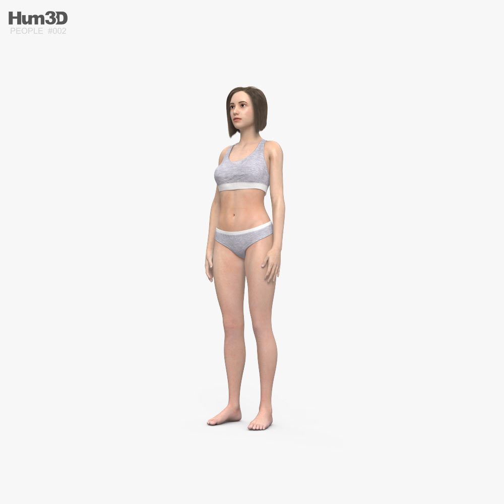 여성 3D 모델 