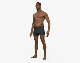 Homme afro-américain Modèle 3D