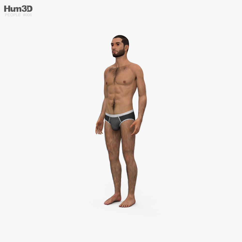 Arabischer Mann 3D-Modell