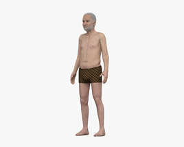 Senior Man Modelo 3D