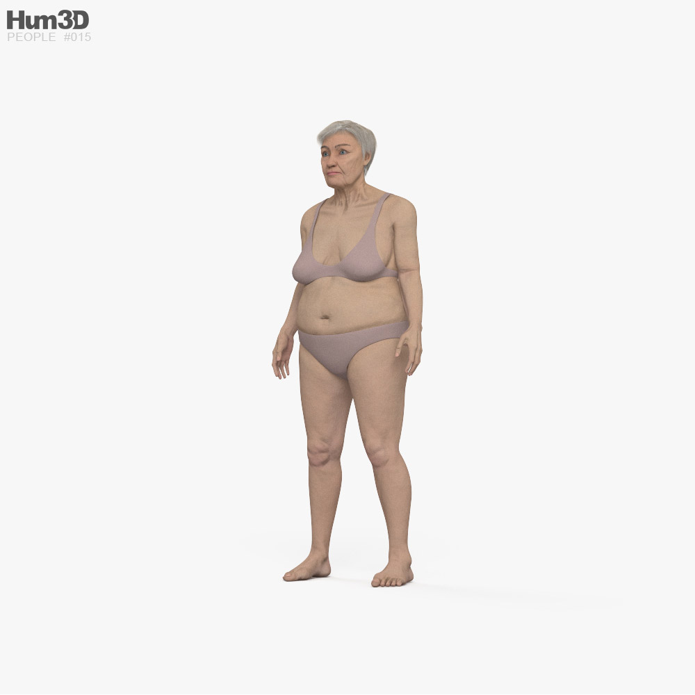 Senior Woman 3D model