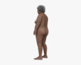 수석 아프리카계 미국인 여성 3D 모델 