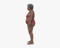 Ältere afroamerikanische Frau 3D-Modell