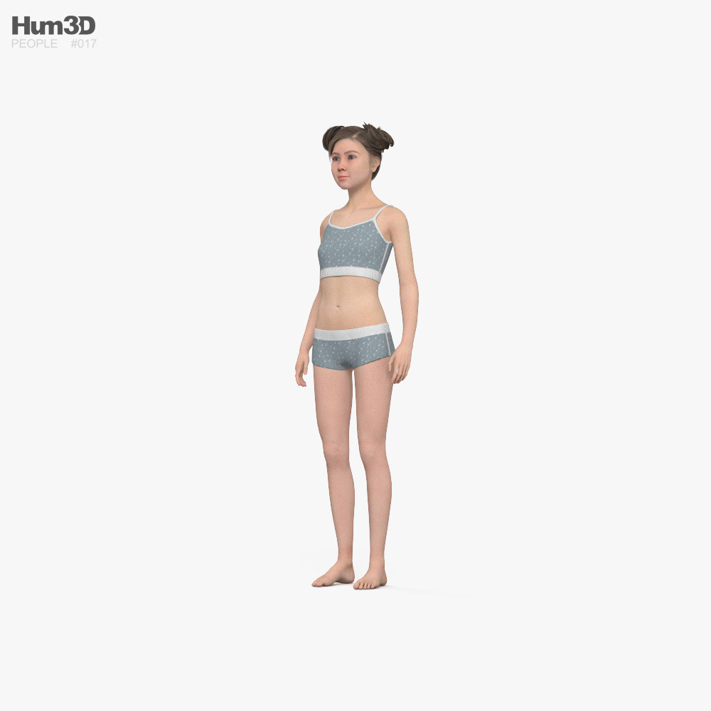 Girl 3D model