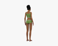 African-American Girl 3d model