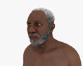 Senior African-American Man Modèle 3d