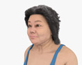 Senior Asian Woman Modello 3D