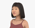 Asian Girl Modelo 3D