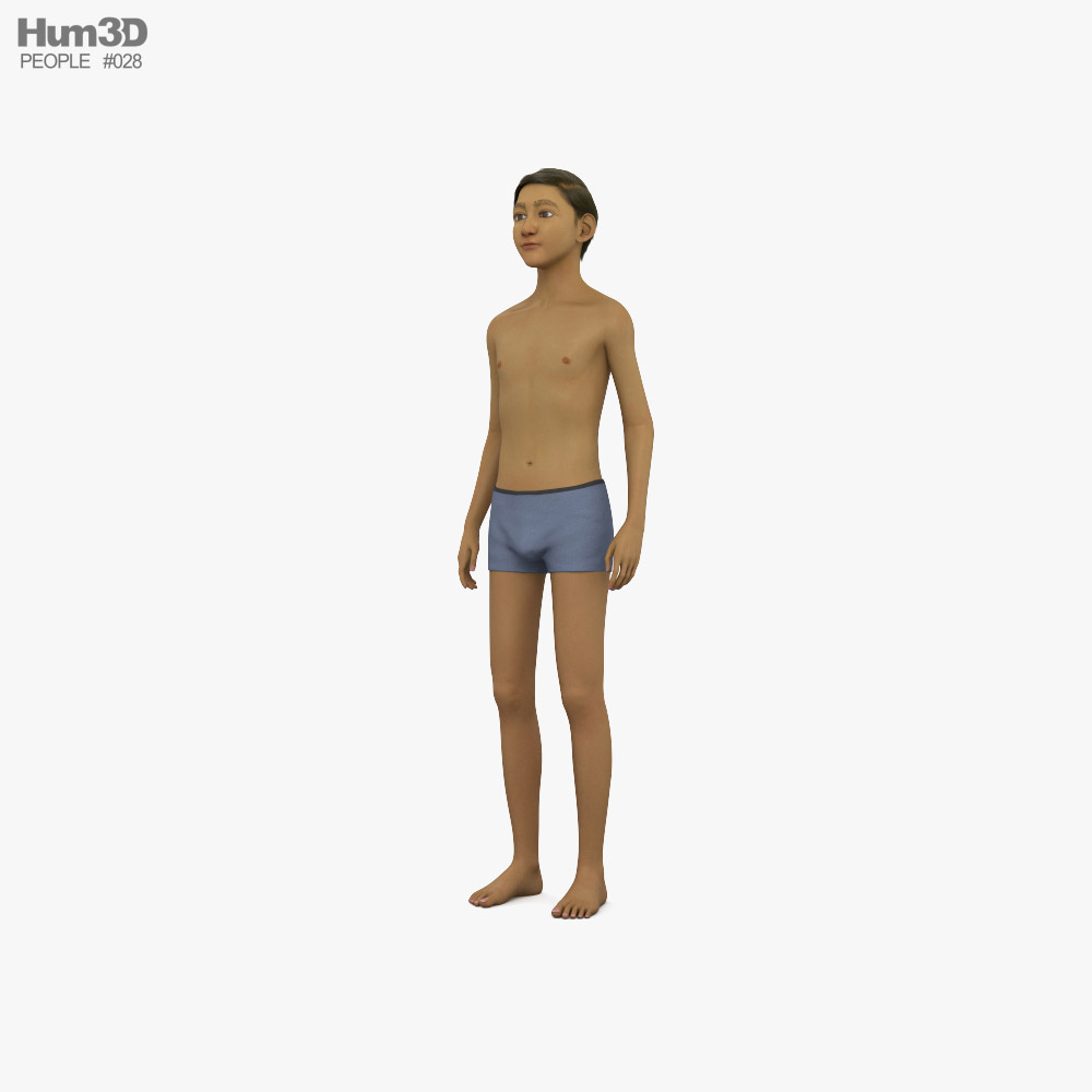 Middle Eastern Boy 3D model