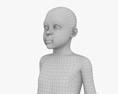 Kid Boy African-American 3D模型