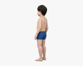 Kid Boy Asian Modelo 3D