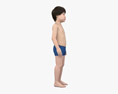 Kid Boy Asian 3D模型