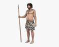Neanderthal Caveman 3D модель
