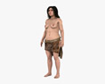 Neanderthal Cavewoman 3D 모델 