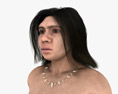 Neanderthal Cavewoman Modèle 3d