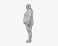 Homem gordo Modelo 3d