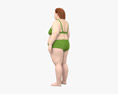Mulher gorda Modelo 3d