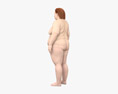 Толстая женщина 3D модель