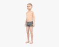 儿童男孩 3D模型