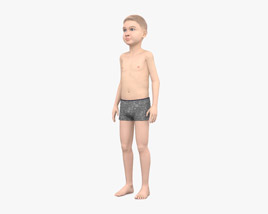 Child Boy 3D model