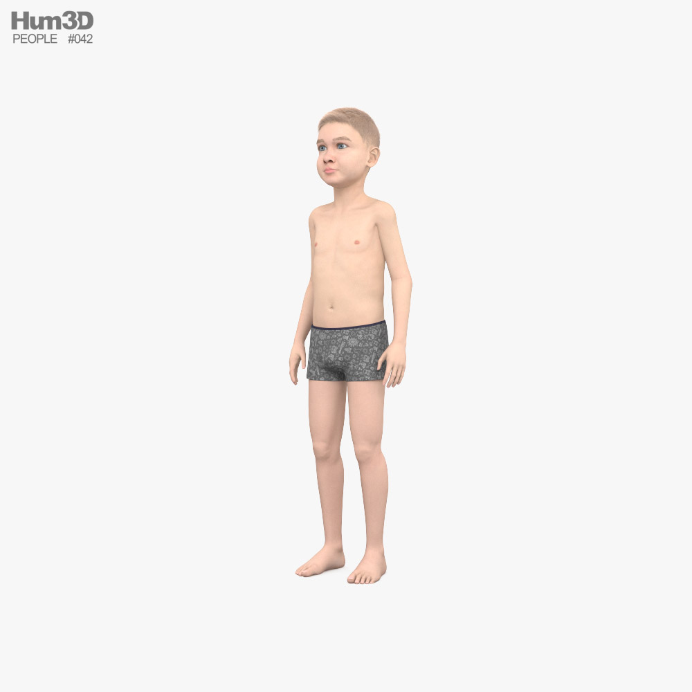 Child Boy 3D model