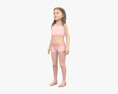 Kind Mädchen 3D-Modell