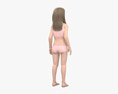 Девочка-ребенок 3D модель