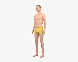 Teenage Boy 3D model