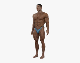 Bodybuilder 3D-Modell
