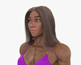 Bodybuilder Female 3D 모델 