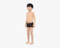 Asian Child Boy 3D 모델 