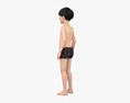 Asian Child Boy 3D模型