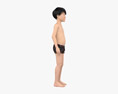 Asian Child Boy Modelo 3d