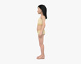 Asian Child Girl 3d model