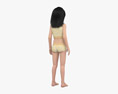 Asian Child Girl 3D-Modell