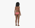 African-American Teenage Girl 3D 모델 