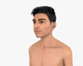 Middle Eastern Teenage Boy 3D модель