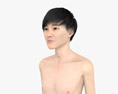 Asian Teenage Boy 3d model