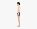 Asian Teenage Boy Modello 3D