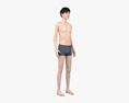 Asian Teenage Boy Modelo 3d