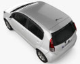 Perodua MyVi 2014 3D модель top view